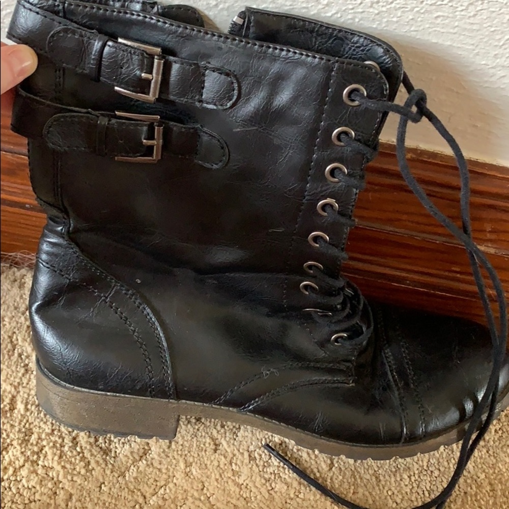 Black boots